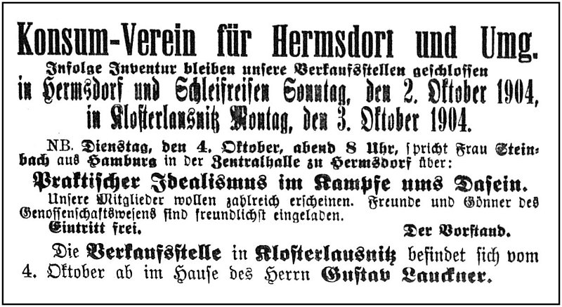 1904-09-30 Hdf Konsumverein